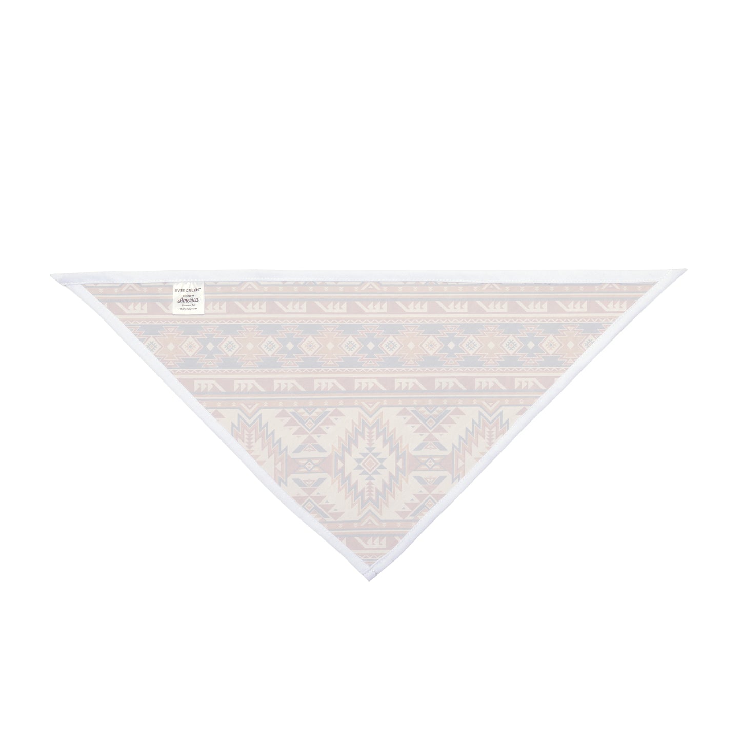 Infuse a touch of tribal flair into your dog's wardrobe with our Tribal Aztec Dog Bandana/Wild Rag. The tribal Aztec style design adds an eclectic and stylish vibe. Crafted from soft-spun polyester, this wild rag ensures comfort and durability. Make a statement on every stroll with this exclusive design, available only at Eliza Singer.