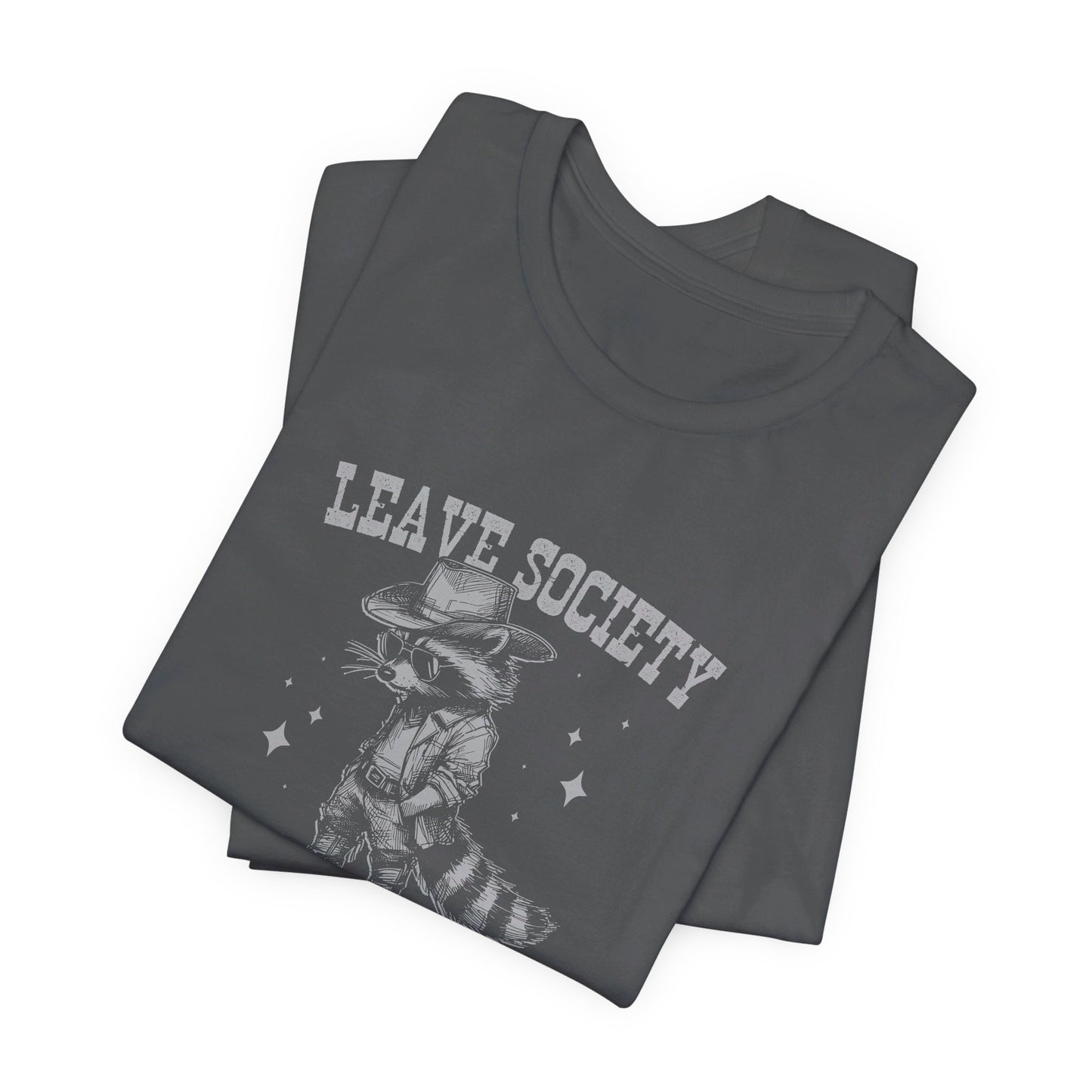 Lone Ranger: Bella Canvas T-shirt with Cowboy Raccoon