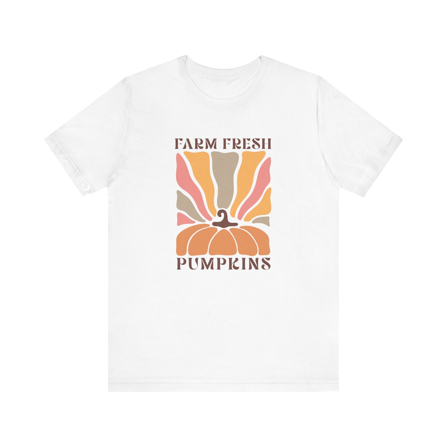 Farm Fresh Pumpkins: Retro Fall Bella Canvas T-shirt