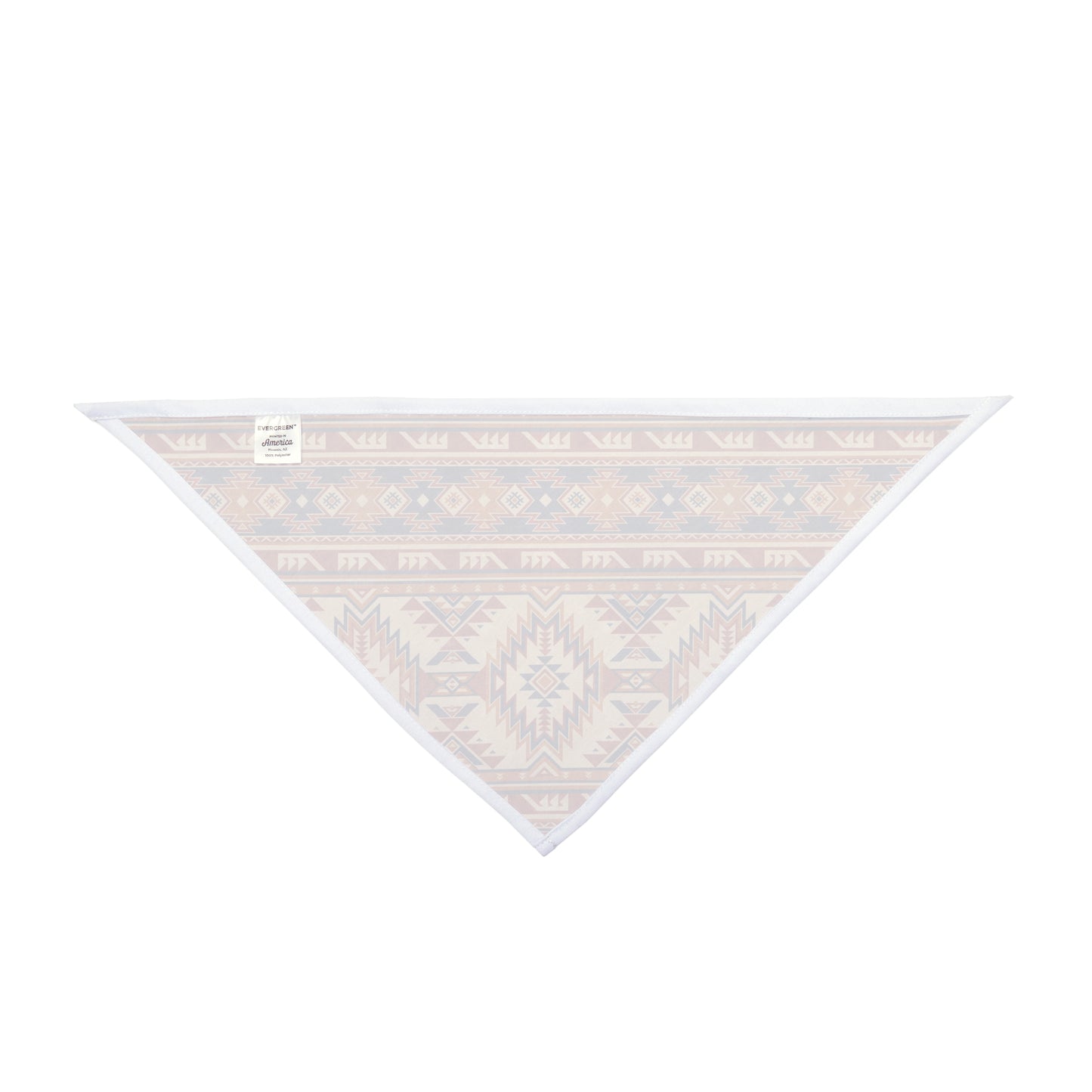 Infuse a touch of tribal flair into your dog's wardrobe with our Tribal Aztec Dog Bandana/Wild Rag. The tribal Aztec style design adds an eclectic and stylish vibe. Crafted from soft-spun polyester, this wild rag ensures comfort and durability. Make a statement on every stroll with this exclusive design, available only at Eliza Singer.