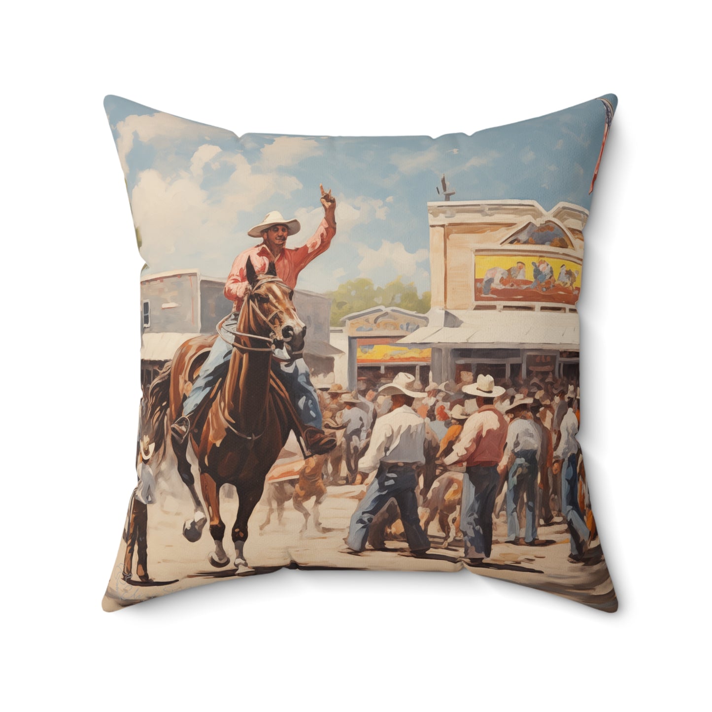 Rodeo Nostalgia Indoor Pillow