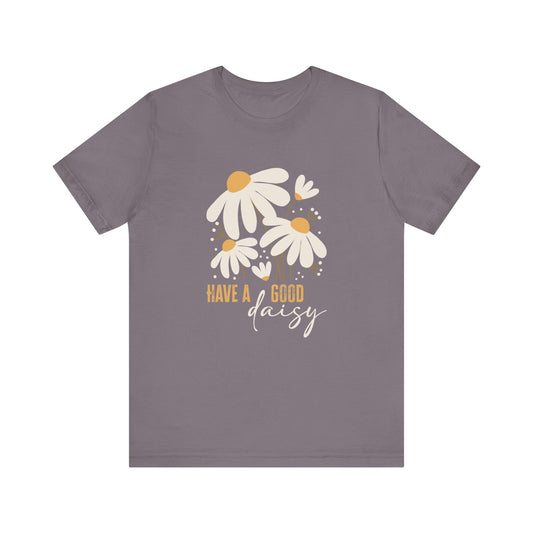 Good Daisy: Bella Canvas T-shirt with Cute Daisies