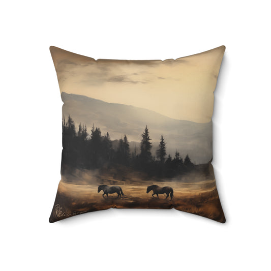 Sunset Grazing Indoor Pillow