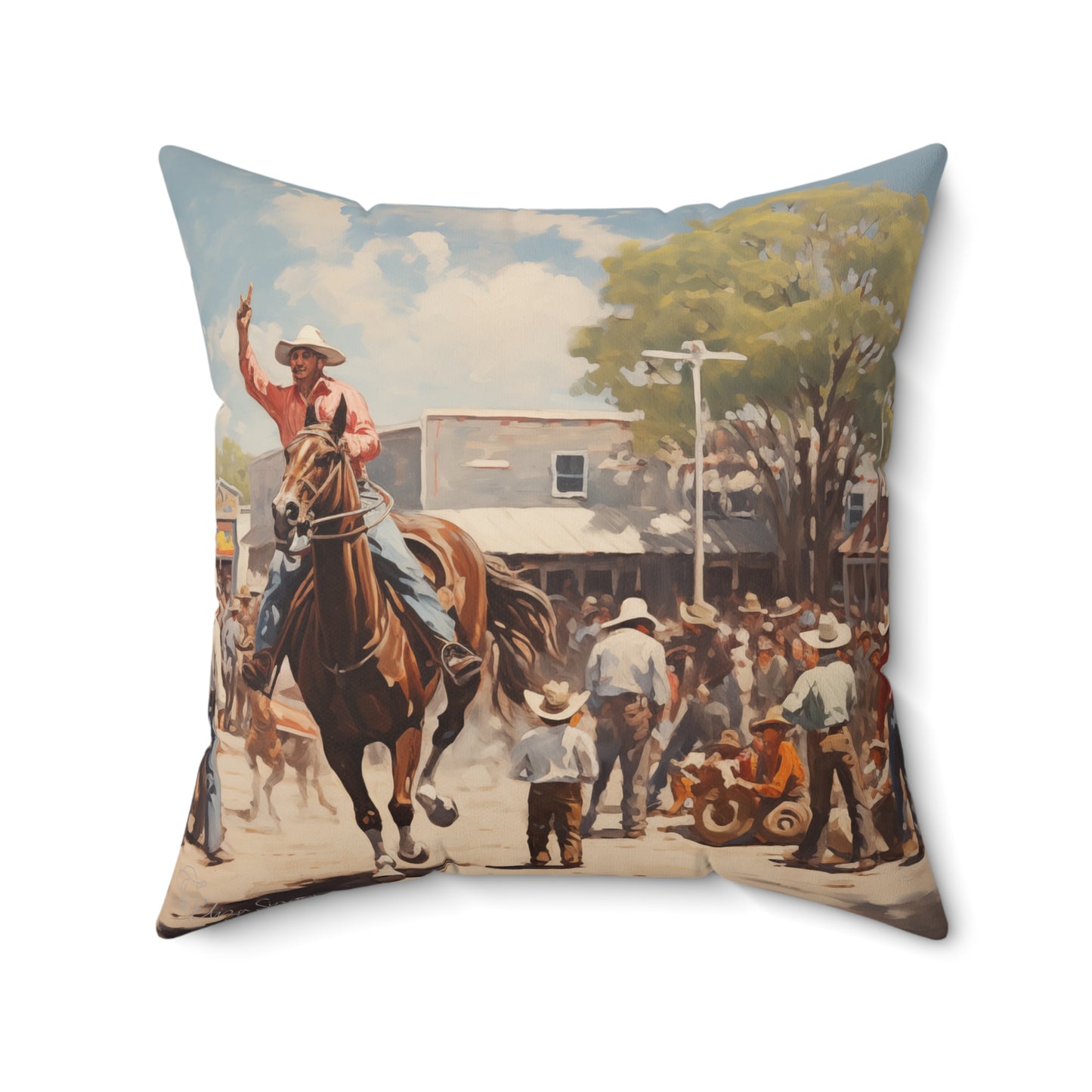 Rodeo Nostalgia Indoor Pillow