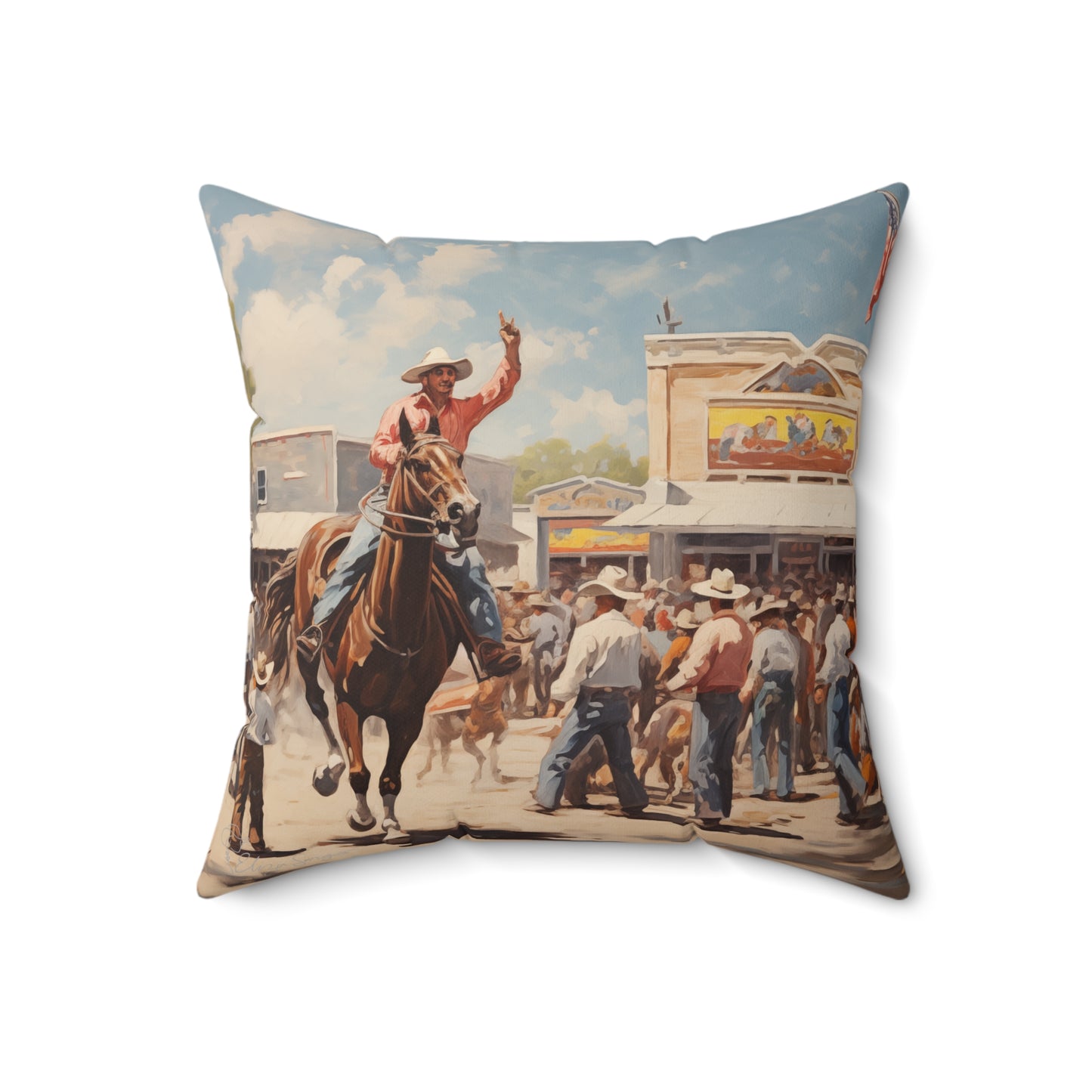 Rodeo Nostalgia Indoor Pillow